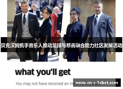 贝克汉姆携手音乐人推动足球与慈善融合助力社区发展活动
