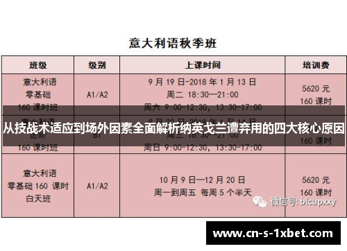 从技战术适应到场外因素全面解析纳英戈兰遭弃用的四大核心原因 从技战术适应到场外因素全面解析纳英戈兰遭弃用的四大核心原因