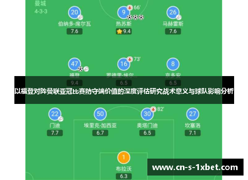 以福登对阵曼联亚冠比赛防守端价值的深度评估研究战术意义与球队影响分析 以福登对阵曼联亚冠比赛防守端价值的深度评估研究战术意义与球队影响分析